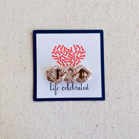 *Keep Collective* Retired Statement Focal Charm~Rose Gold Pave - Picture 1 of 1